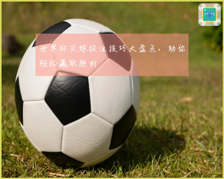 世界杯买球投注技巧大盘点，助你轻松赢取胜利